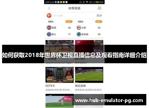 如何获取2018年世界杯卫视直播信息及观看指南详细介绍 如何获取2018年世界杯卫视直播信息及观看指南详细介绍