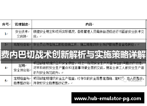 费内巴切战术创新解析与实施策略详解 费内巴切战术创新解析与实施策略详解